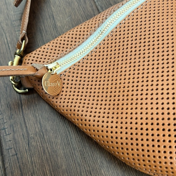 Clare V Grande Fanny Cuoio Perf - Picture 3 of 8